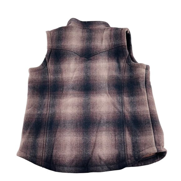 STS Ranchwear Plaid Vest With Toggle Closures & Pockets Women's size Small - Picture 6 of 6